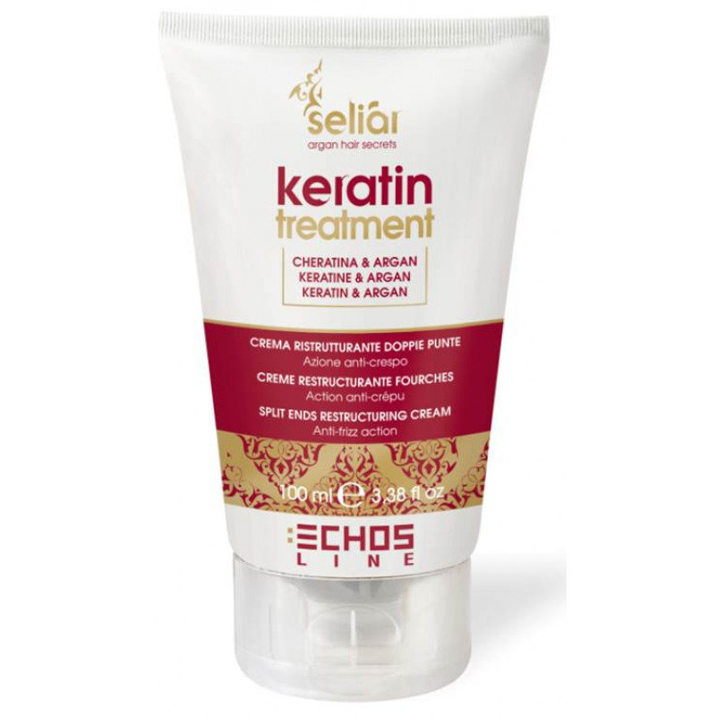Реструктуризуючий крем для відновлення січених кінчиків волосся-Keratin Treatment